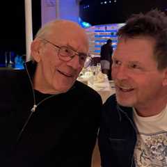 Michael J. Fox Shares 'Back to the Future' Reunion With 'Bestie' Christopher Lloyd