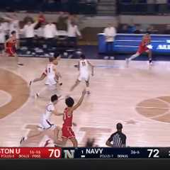 Boston University’s stunning buzzer-beater upset of Navy comes with clock controversy