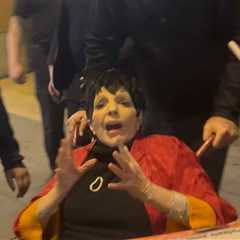 Liza Minnelli All Smiles Exiting Event Plugging Tell-All Memoir