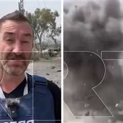 Journalist Blasted by Israeli Missile Explosion During Live Report, Watch Video