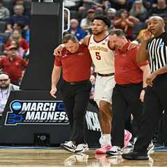 Joshua Jefferson exits with apparent foot injury in Iowa State March Madness nightmare