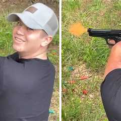 Quadriplegic Cornhole Pro Accused of Murder Fires Gun in Resurfaced Video, Watch