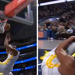 Moses Moody Suffers Horrific Knee Injury on Dunk Attempt, 'It Looked Bad'