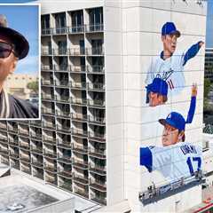 Freehand mural in Torrance spotlights Dodgers Shohei Ohtani ahead of Opening Day