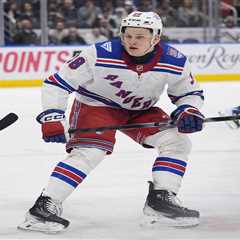 High-energy Adam Sykora makes NHL debut as he looks to make long-term Rangers impact
