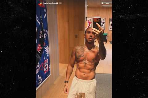 Lewis Hamilton Posts Shirtless Selfie, Ready For Race Week!