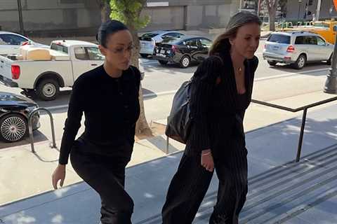 Bianca Censori Arrives at Court for Kanye West's Case Fully Covered Up, on Video