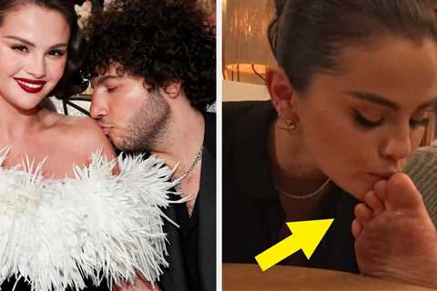 Thousands Of People Are Losing It After Selena Gomez Kissed Benny Blanco's Dirty Feet On His Podcast