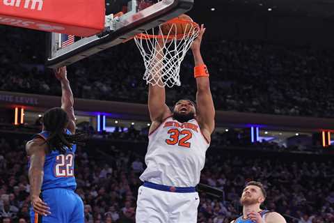 Karl-Anthony Towns finally looking like version Knicks need as playoffs near