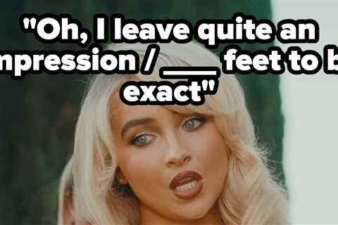 Can You Finish The Lyrics To These Sabrina Carpenter Songs?