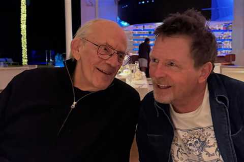 Michael J. Fox Shares 'Back to the Future' Reunion With 'Bestie' Christopher Lloyd
