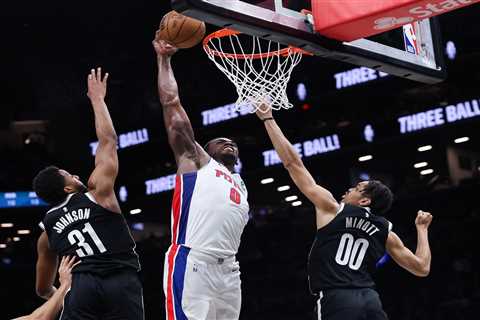 Nets get back to tanking after getting blown out by elite Pistons