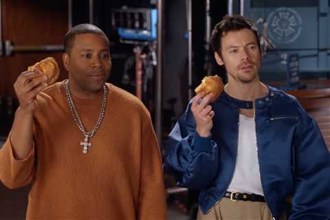 Watch Harry Styles Bust Marcello Hernandez for Impersonating Him Ahead of ‘SNL’: ‘Are Those..