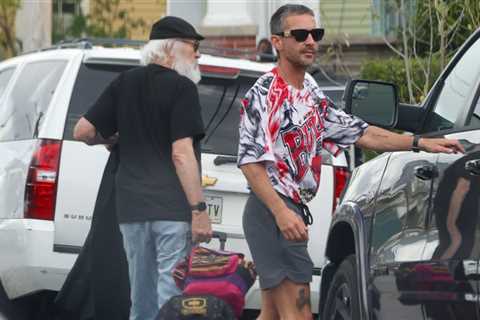 Shia LaBeouf Seen In Rome For Dad's Baptism After Court Approval