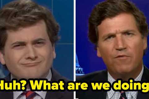 SNL Viewers Are Losing It Over This Scarily Accurate Impression Of Political Commentator Tucker..