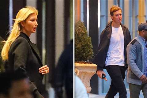 Ivanka Trump & Jared Kushner Out On Date Night While Daddy Deals With Iran