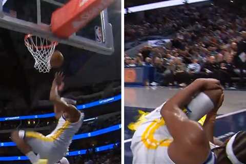 Moses Moody Suffers Horrific Knee Injury on Dunk Attempt, 'It Looked Bad'