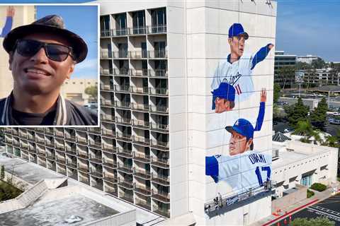 Freehand mural in Torrance spotlights Dodgers Shohei Ohtani ahead of Opening Day