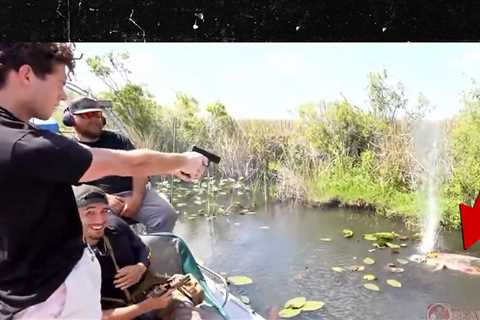 'Looksmaxxing' Streamer Clavicular Opens Fire on Dead Alligator, on Video