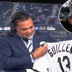 Ozzie Guillen fights back tears after finding out White Sox are retiring his number