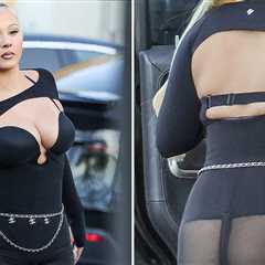 Alabama Barker Wears Raunchy Butt-Baring Outfit for L.A. Outing