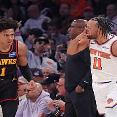 Knicks roll past Hawks for statement Game 1 playoff victory