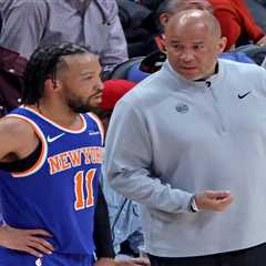 Knicks’ Jalen Brunson downplays yelling spat with his dad