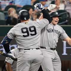 Aaron Judge, Ben Rice join rare company as Yankees keep rolling with win over Rangers