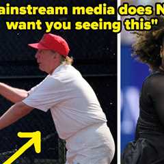 Everyone Thought This Video Trump Just Posted Of Himself Playing Tennis With Serena Williams Was AI,..