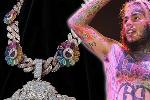 Tekashi 6ix9ine Gifted Nearly 400 Carat Chain After Early Prison Release