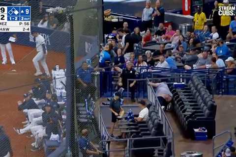 MLB fan’s accidental mooning shocks viewers during Rays vs Cubs game