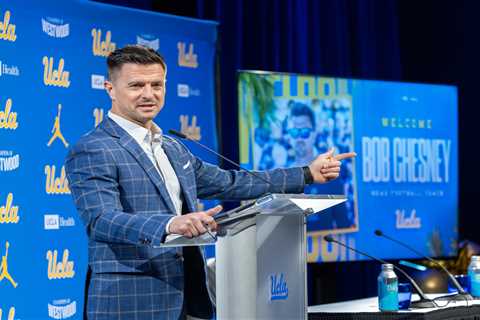 UCLA football coach Bob Chesney keeps leveling up behind core beliefs