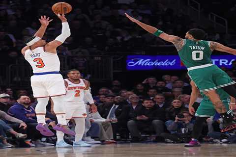 Josh Hart’s late heroics lead Knicks over Celtics in important victory