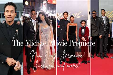 Nia Long Wears Alex Perry Black Velvet Gown to the Michael Movie World Premiere + Jermaine Jackson, ..