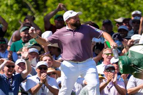 Shane Lowry’s cheeky four-word response after electrifying Masters hole-in-one