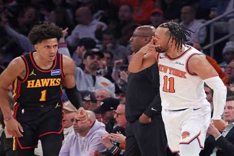 Knicks roll past Hawks for statement Game 1 playoff victory