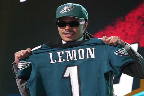 Eagles trade up for Makai Lemon in 2026 NFL Draft with A.J. Brown trade speculation rampant