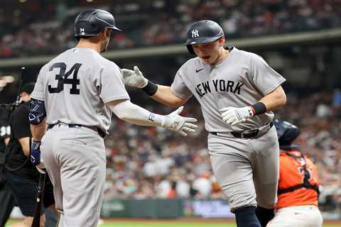 Yankees demolish Astros to take seventh straight win as Giancarlo Stanton exits with injury