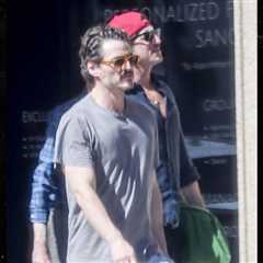 Pedro Pascal and Rafael Olarra on Weekend Stroll in Beverly Hills