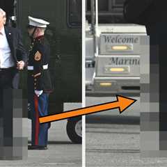 Donald Trump Did Something Super Weird After He Got Off Marine One In Florida, And Everyone Is Like,..