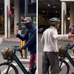 Benedict Cumberbatch Gets Into Heated Argument With Fellow Cyclist, on Video