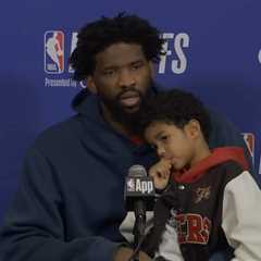 Joel Embiid criticized for bringing son to press conference after 76ers eliminated by Knicks:..