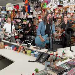 Foo Fighters Cram Their Stadium Rock Hits Into NPR’s ‘Tiny Desk’ Studio: ‘It’s An Honor To Be Here’