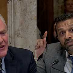 FBI Director Kash Patel Slams Senator for Bringing Up Reports of His Drinking