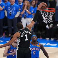 Spurs use Victor Wembanyama’s monster night to steal Game 1 from Thunder in double-overtime classic
