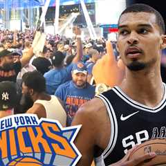 Knicks Fan Chant 'We Want Wemby' After Historic Comeback Vs. Cavs