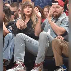 LeBron James salutes Taylor Swift and Travis Kelce as couple support Cavaliers in Game 3 loss to..