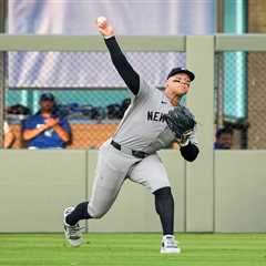 Aaron Judge throws out runner at plate in tone-setting Yankees reminder