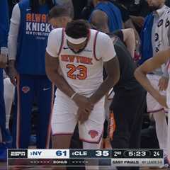 The two Knicks moments Mitchell Robinson’s potentially NBA Finals-altering injury may have happened