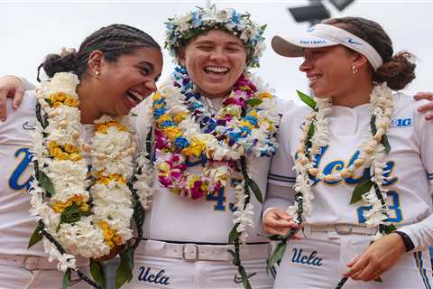 UCLA softball has real blast on senior day by routing Oregon